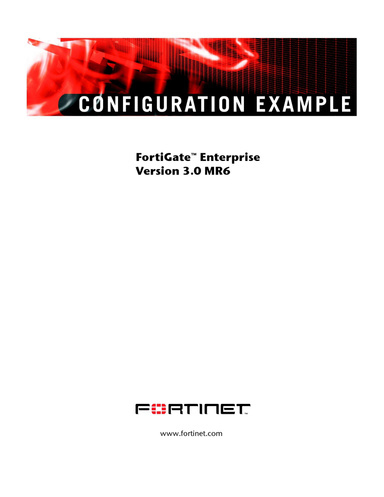 FortiGate Example for Enterprise