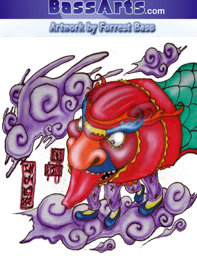 BassArts.com Artwork by Forrest Bass