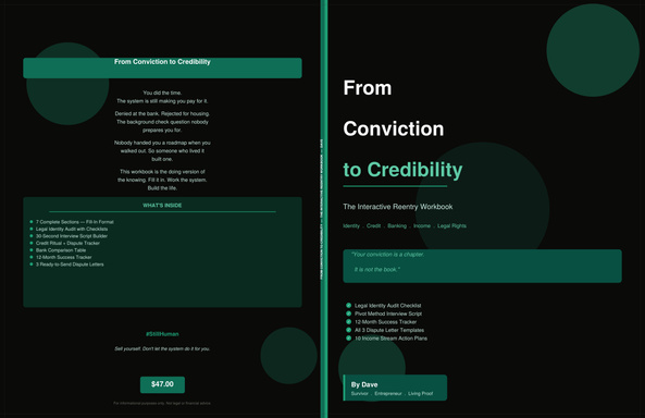 Image of Author From Conviction to Credibility — The Interactive Reentry Workbook