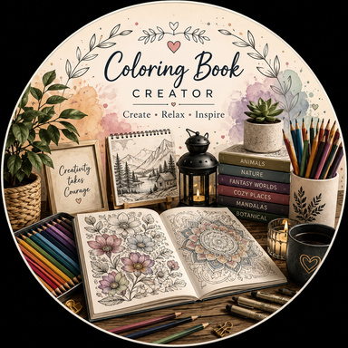 Image of Author Creative Coloring Books for Kids & Adults