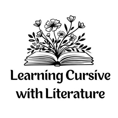 Image of Author Learning Cursive with Literarture