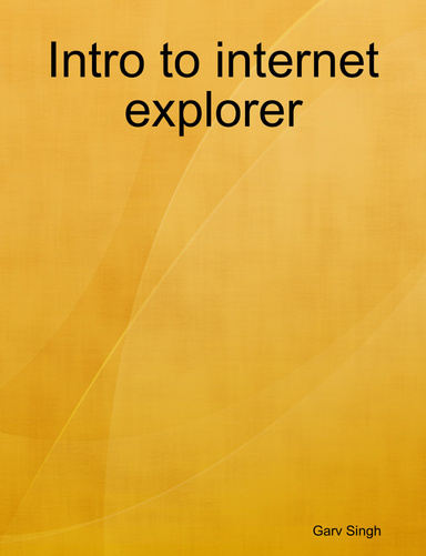 Intro to internet explorer