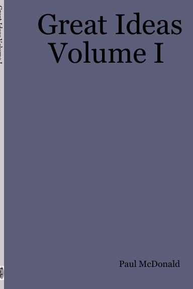 Great Ideas Volume I