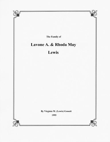 The Family of Lavone A. & Rhoda May Lewis