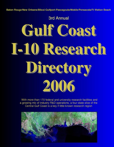 Gulf Coast I-10 Research Directory 2006