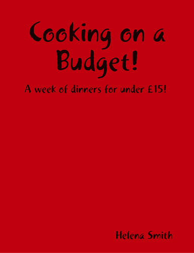 Cooking on a Budget!