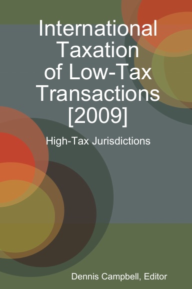 International Taxation of Low-Tax Transactions [2009] - High-Tax Jurisdictions