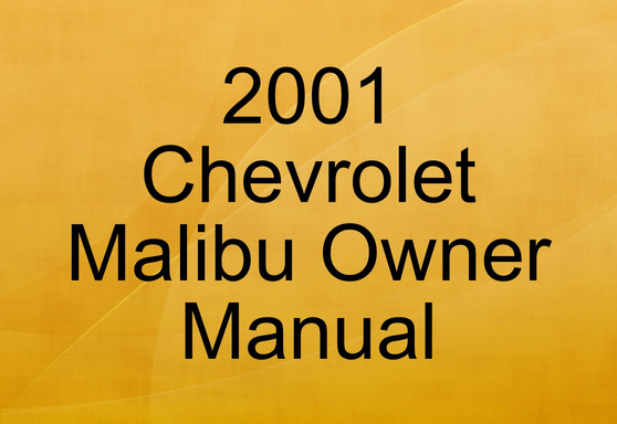 2001 Chevrolet Malibu Owner Manual