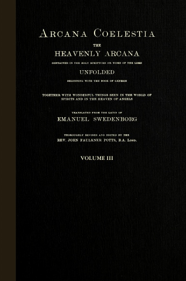 Arcana Coelestia [Volume III]