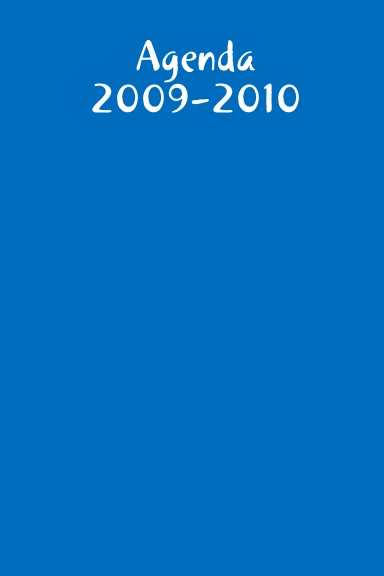 Agenda 2009-2010