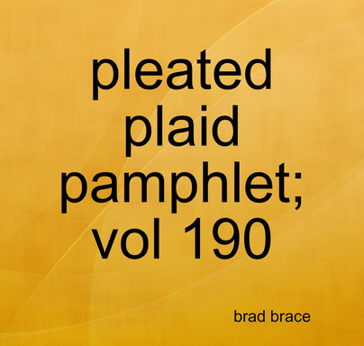 pleated plaid pamphlet; vol 190
