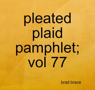 pleated plaid pamphlet; vol 77