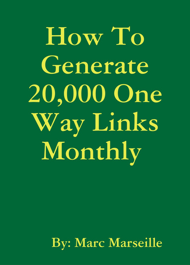 20,000 Backlinks