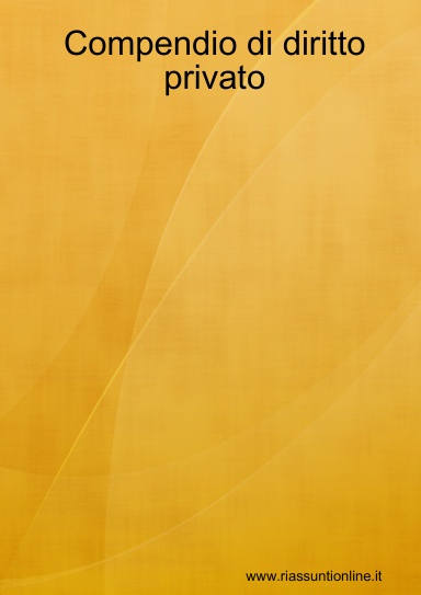 Compendio di diritto privato