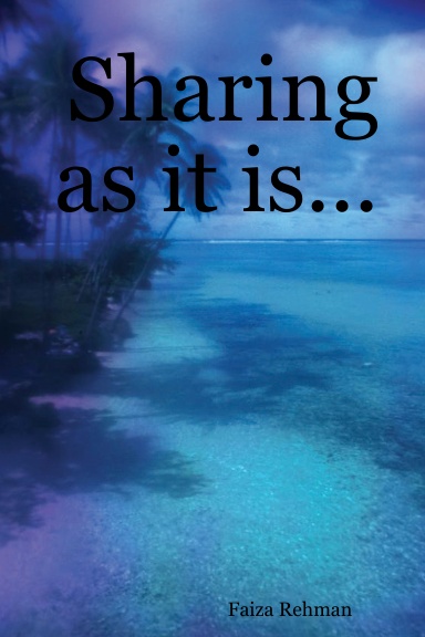 Sharing as it is...