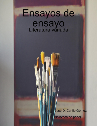 ENSAYO DE ENSAYOS - LITERATURAA VARIADA