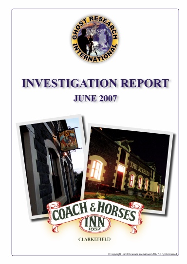 Investigation Report - Coach & Horses Inn June 2007