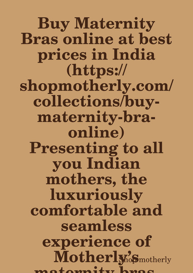 Buy Maternity Bras online at best prices in India