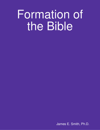 Formation of the Bible