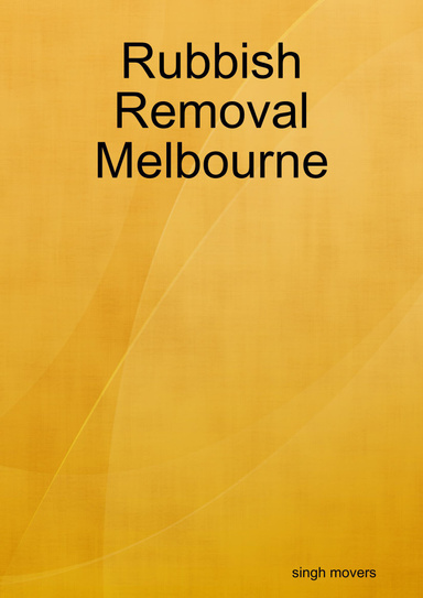 Rubbish Removal Melbourne