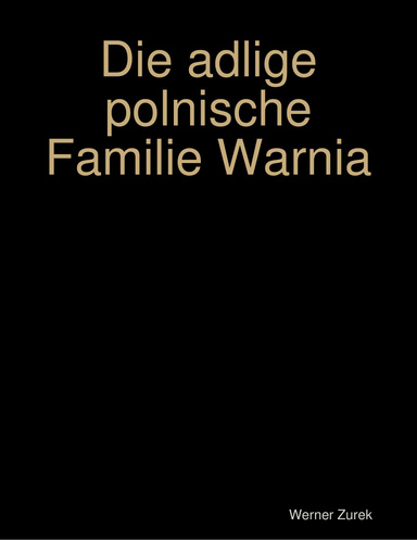 Die adlige polnische Familie Warnia