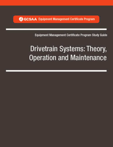 Drivetrain Systems: Theory, Operation and Maintenance