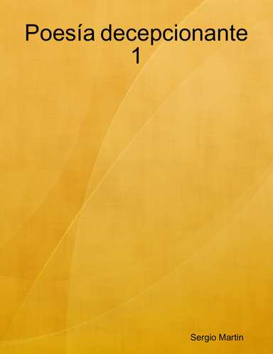 Poesía decepcionante 1