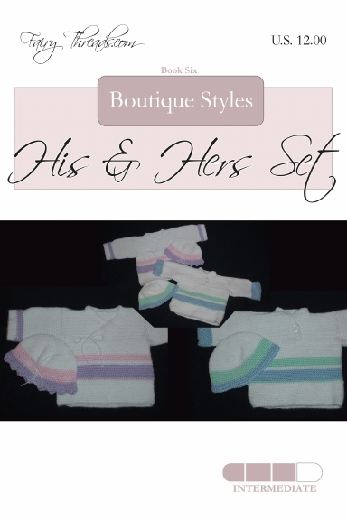 His & Hers Baby Crochet Sweater Set