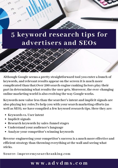 5 Keyword Research Tips For Advertisers and SEOs