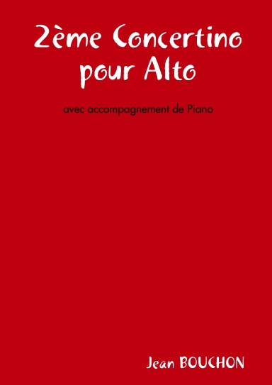 2ème Concertino pour Alto
