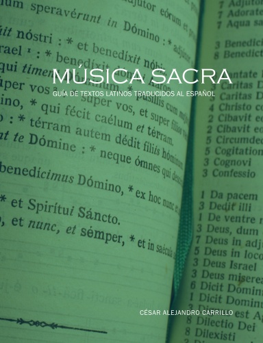MÚSICA SACRA Guía de textos latinos traducidos al español