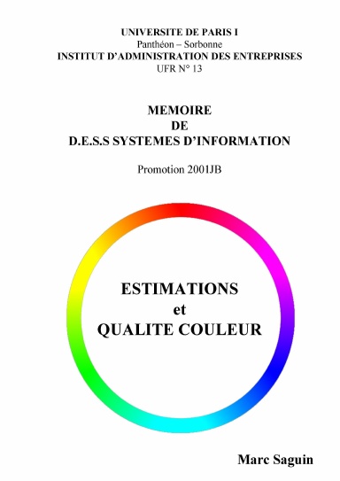 Estimations & Qualité couleur