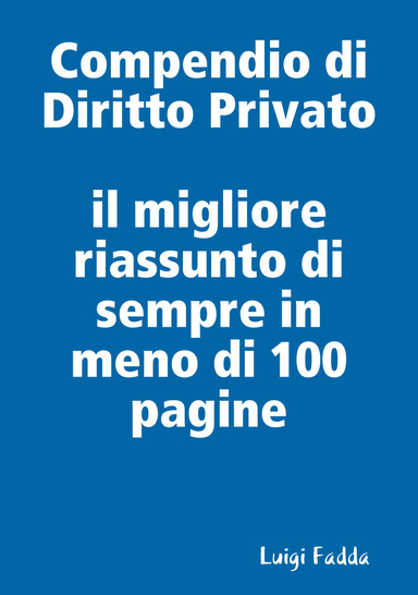 Compendio di Diritto Privato