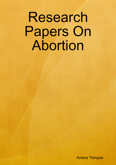 Research Papers On Abortion