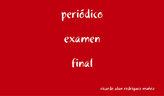 periodico examen final