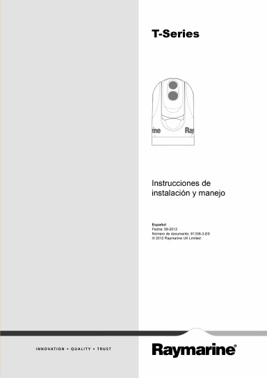 T-Series Instrucciones de instalación y manejo (81338-3) - Español (ES)