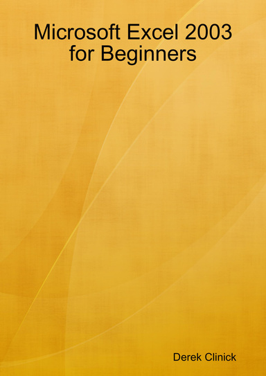 Microsoft Excel 2003 for Beginners