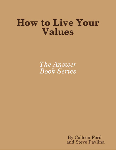 How to Live Your Values