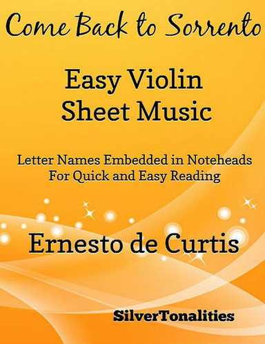 Come Back to Sorrento Easy Violin Sheet Music Pdf