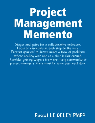 Project Management Memento