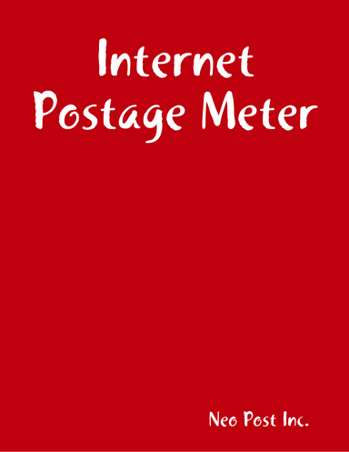 Internet Postage Meter