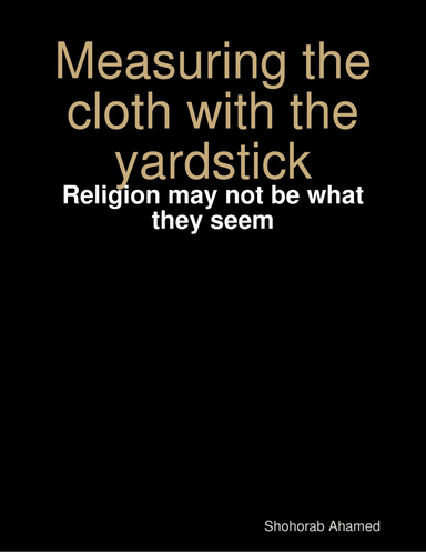 Mesuring the cloth with the yardstick