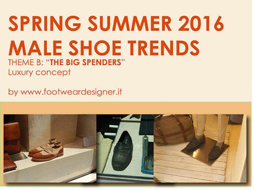 Spring Summer 2016 Male Shoe trends, Theme b