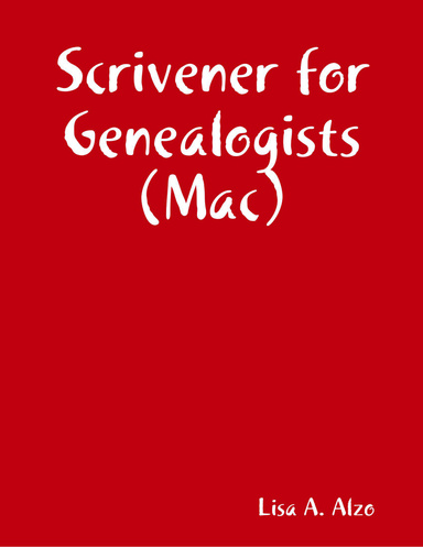 Scrivener for Genealogists (Mac)