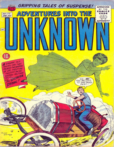 Adventures into the Unknown Number 117 Horror Comic Book