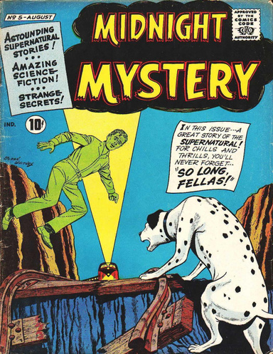 Midnight Mystery Number 5 Horror Comic Book