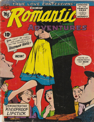 My Romantic Adventures Number 94 Romance Comic Book