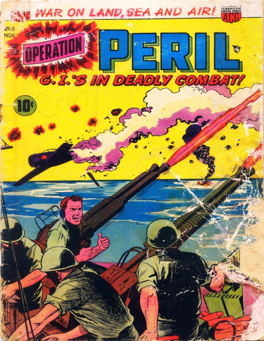 Operation Peril Number 13 Golden Age Comic Book
