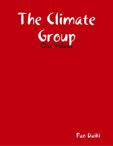 The Climate Group - Our Values