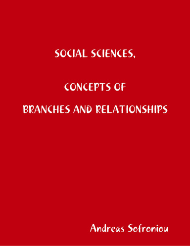 SOCIAL SCIENCES, CONCEPTS OF BRANCHES AND RELATIONSHIPS